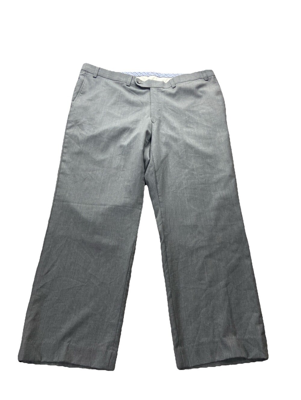Saks Fifth Avenue Mens Dress Pants 40 R Gray 100% Wool / Laine